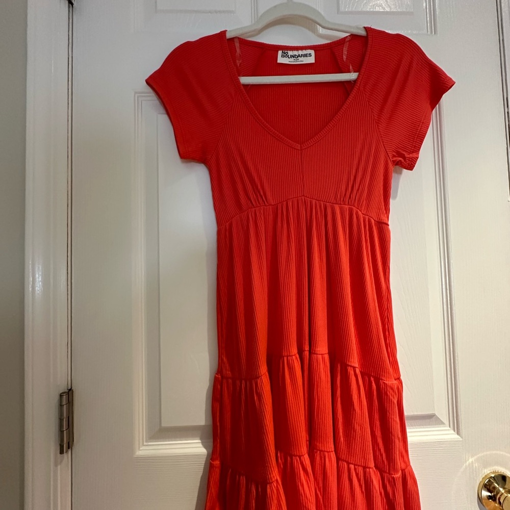 No Boundaries Red Mini Dress